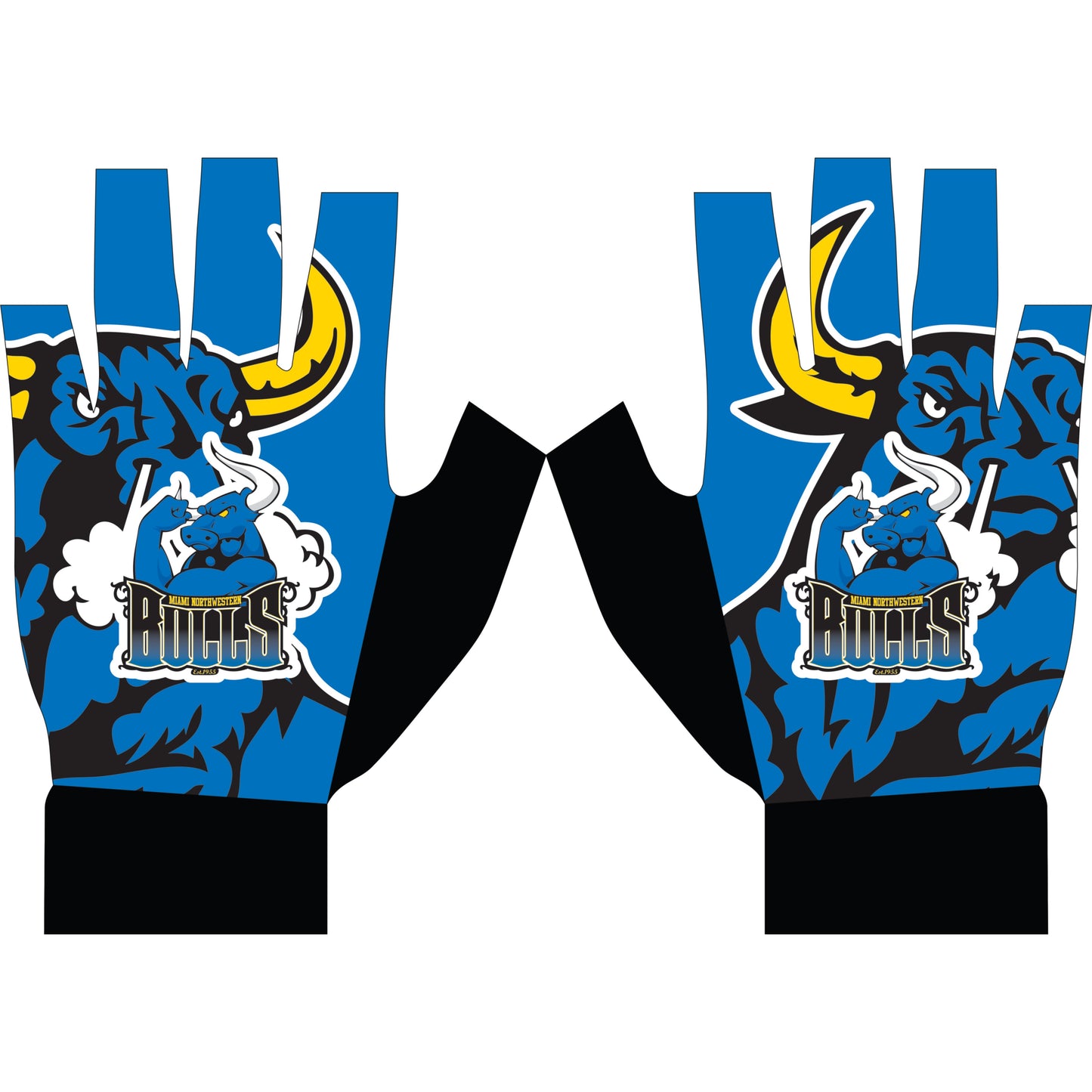 MNW Bulls Cycling/Workout Gloves (PRE-ORDER)
