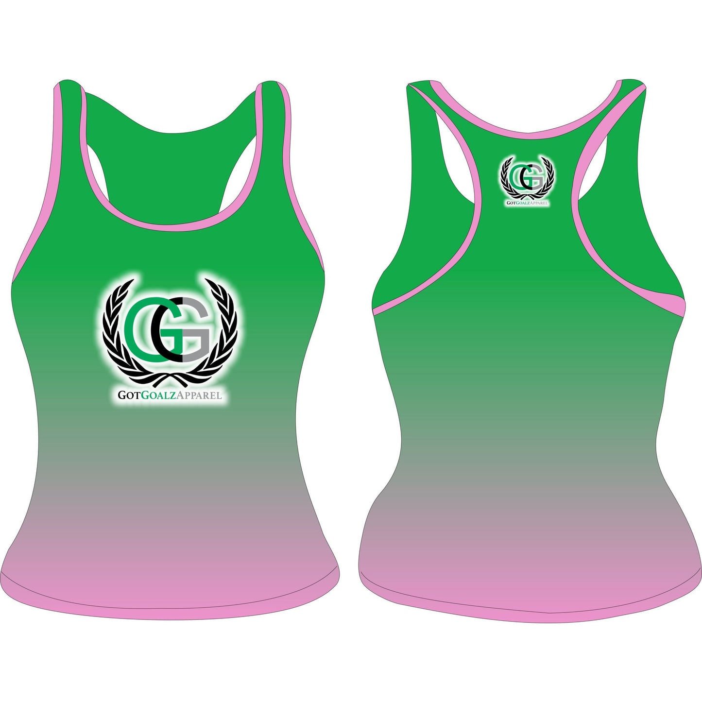 Tank Top (Pink and Green)
