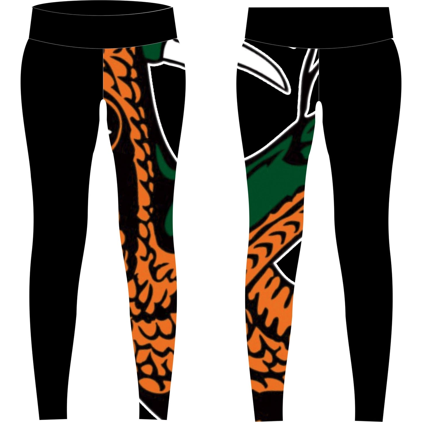 FAMU Black High Waist Leggings Clearance