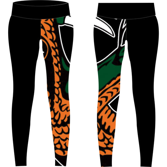 FAMU Black High Waist Leggings Clearance