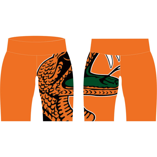 FAMU High Waist Biker Short (Orange) Clearance