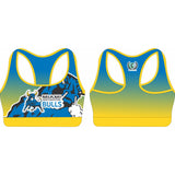 MNW Bulls Sports Bra (Blue and Gold)