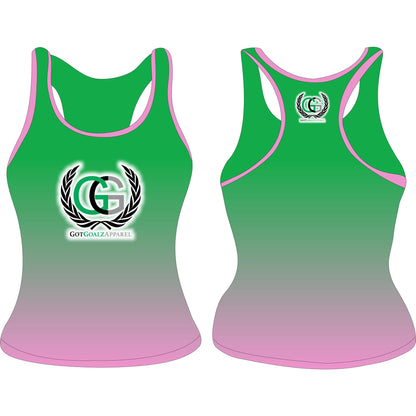 Tank Top (Pink and Green)