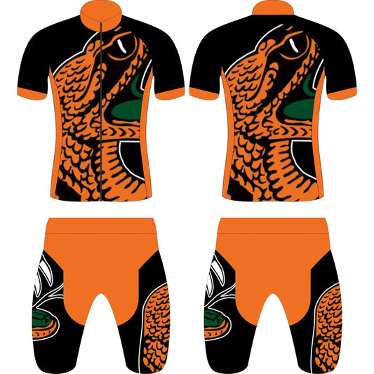FAMU Cycling Kit Black (Short and Jersey ONLY) (PRE-ORDER)