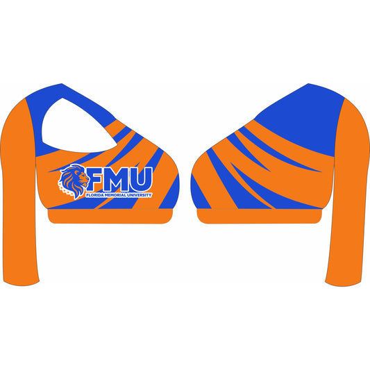 FMU Sports Bra w/Long Sleeve (Blue) (PRE-ORDER)