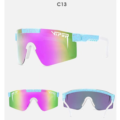 Viper outdoor cycling sports glasses polarized colorful UV400