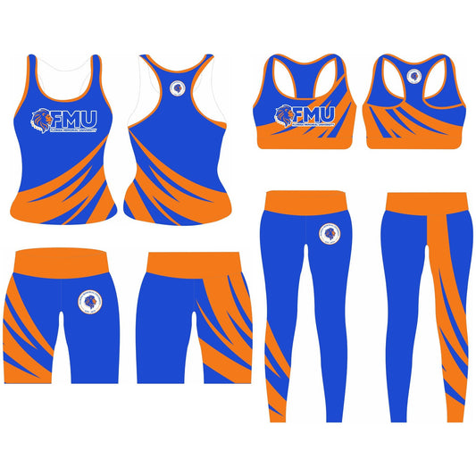 FMU 4 Piece Set Blue High Waist (PRE-ORDER)